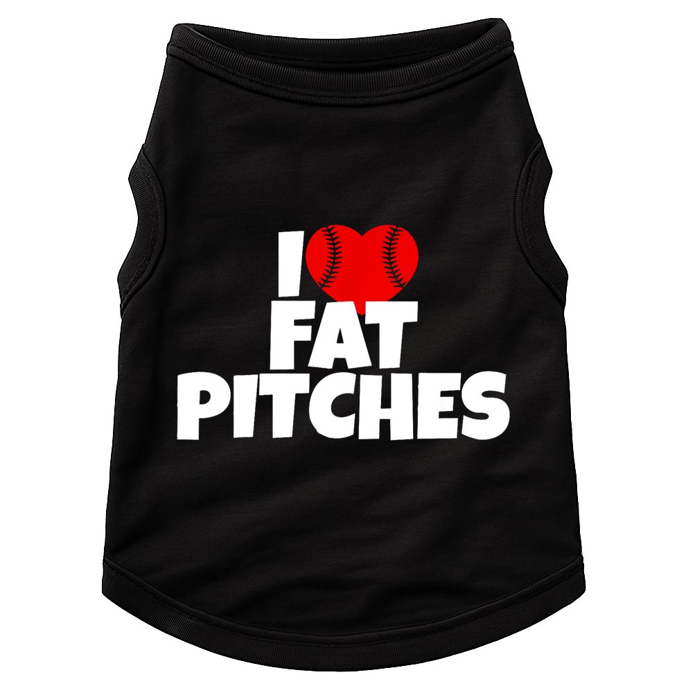 I Love Fat Pitches Doggie Tank