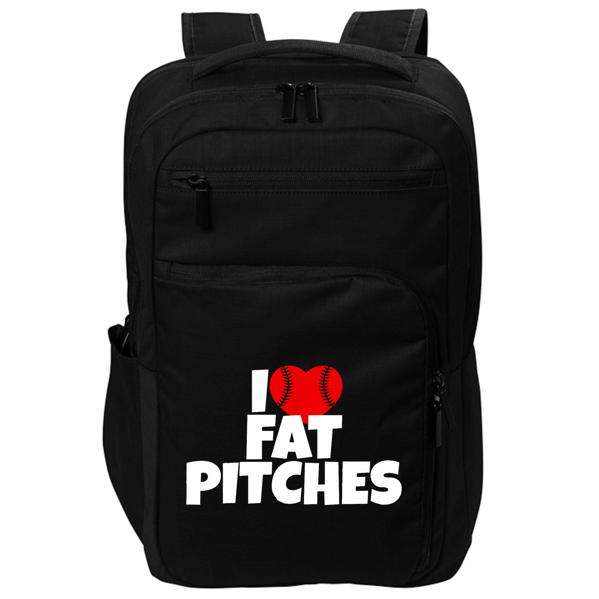 I Love Fat Pitches Impact Tech Backpack