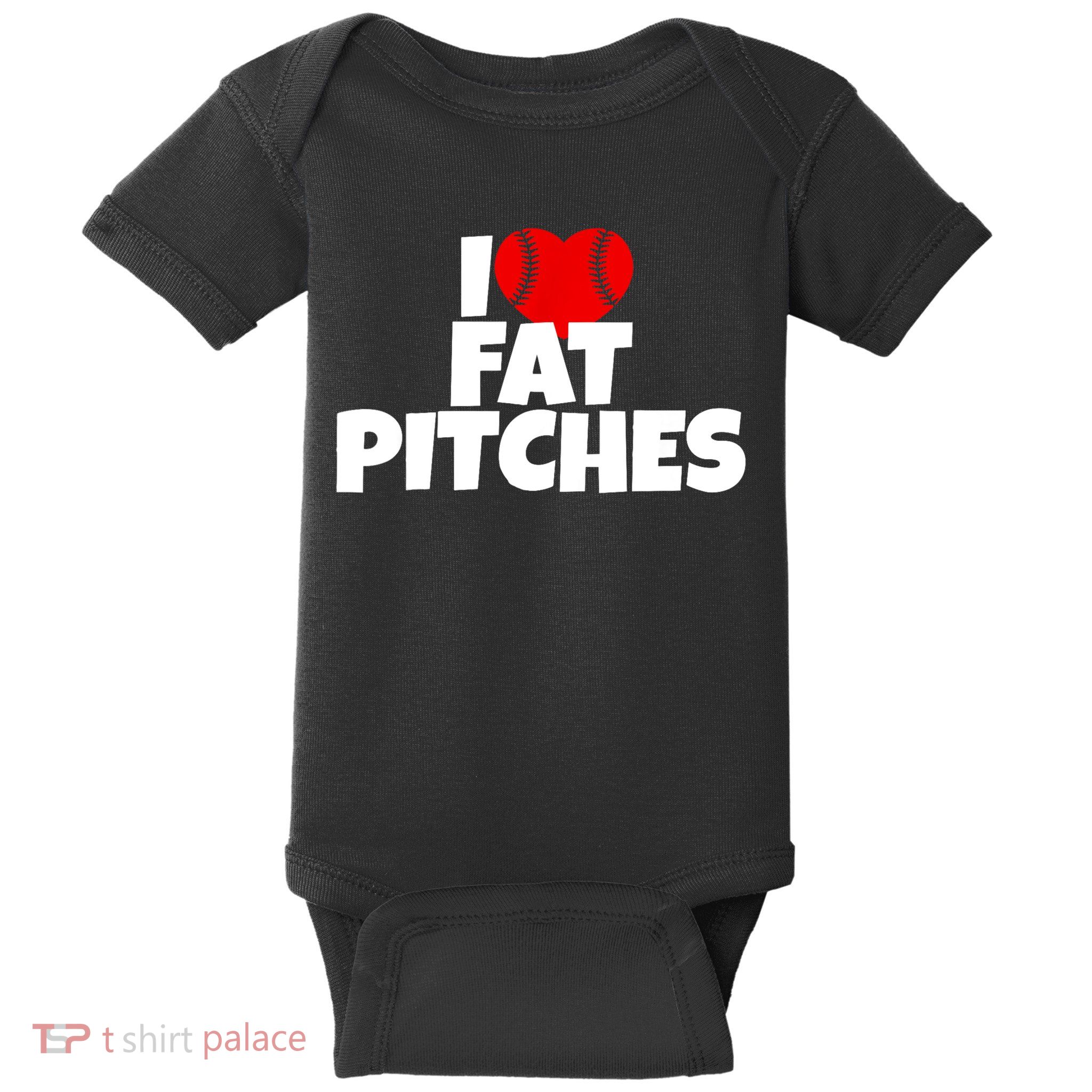 I Love Fat Pitches Baby Bodysuit