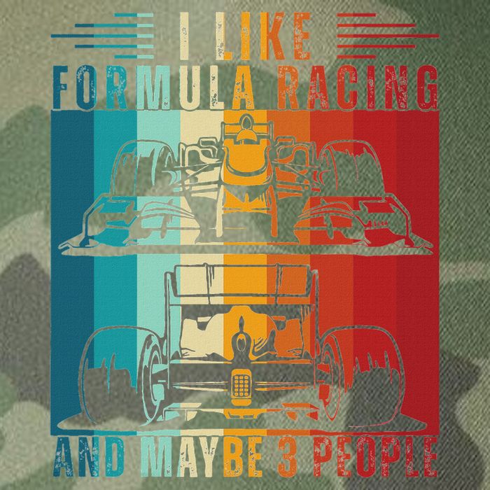 I Like Formula Racing And Maybe 3 People Retro Legacy Tie Dye Trucker Hat