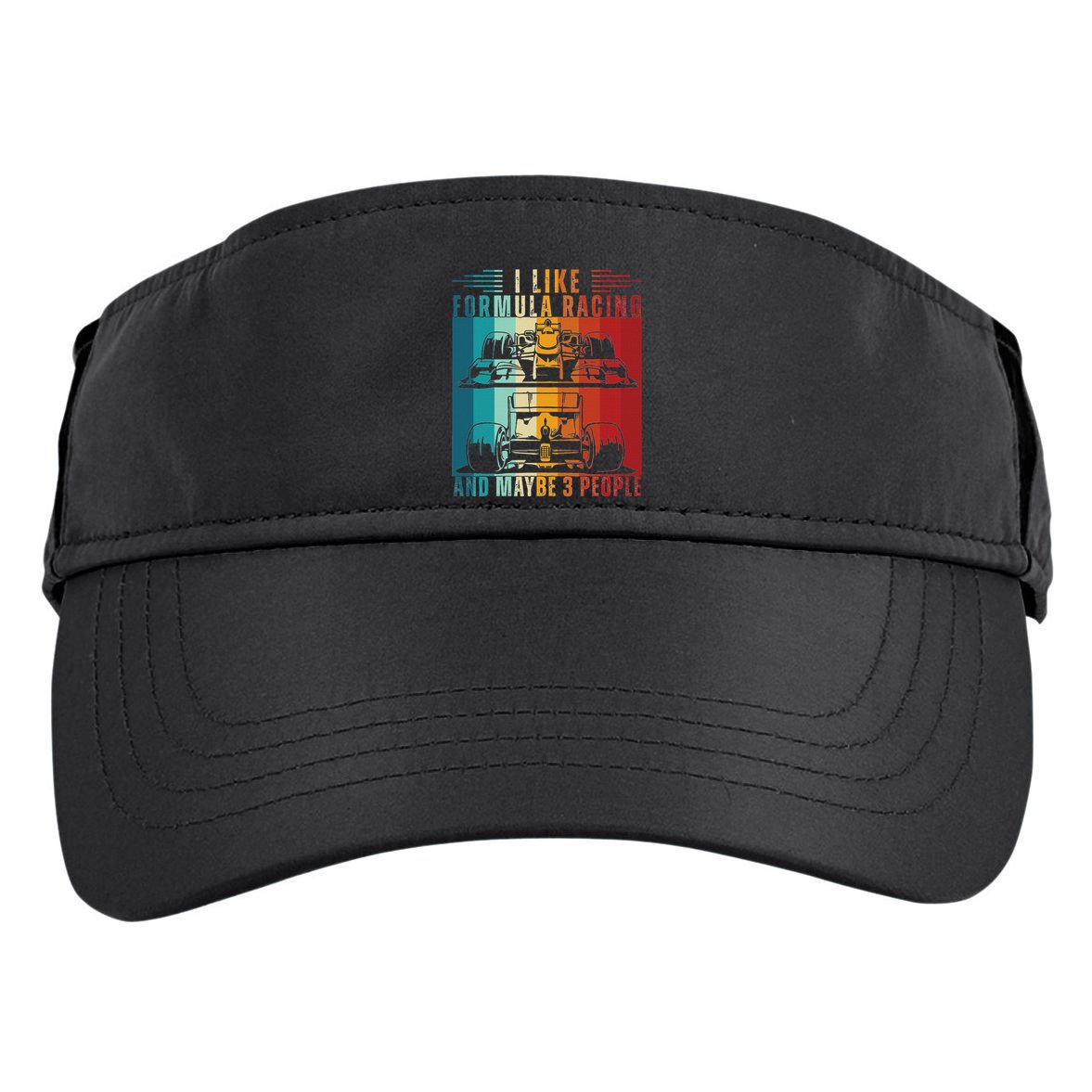 I Like Formula Racing And Maybe 3 People Retro Adult Drive Performance Visor
