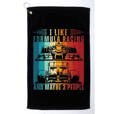 I Like Formula Racing And Maybe 3 People Retro Golf Towel