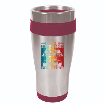 I Like Formula Racing And Maybe 3 People Retro 16oz Travel Tumbler