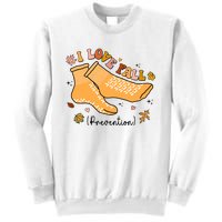 I Love Fall Prevention Funny Fall Nurse Sweatshirt