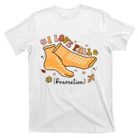 I Love Fall Prevention Funny Fall Nurse T-Shirt