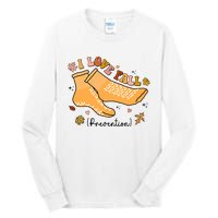 I Love Fall Prevention Funny Fall Nurse Tall Long Sleeve T-Shirt