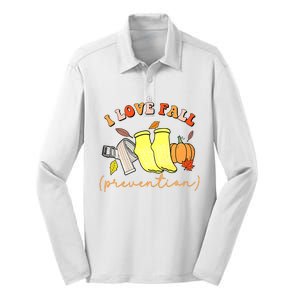 I Love Fall (Prevention) Silk Touch Performance Long Sleeve Polo