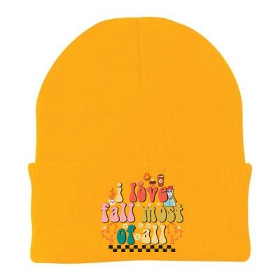 I Love Fall Most Of All Knit Cap Winter Beanie