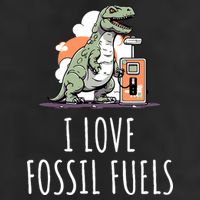 I Love Fossil Fuels Adult Drive Performance Visor