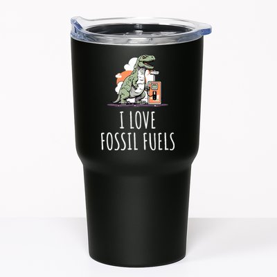 I Love Fossil Fuels Tumbler