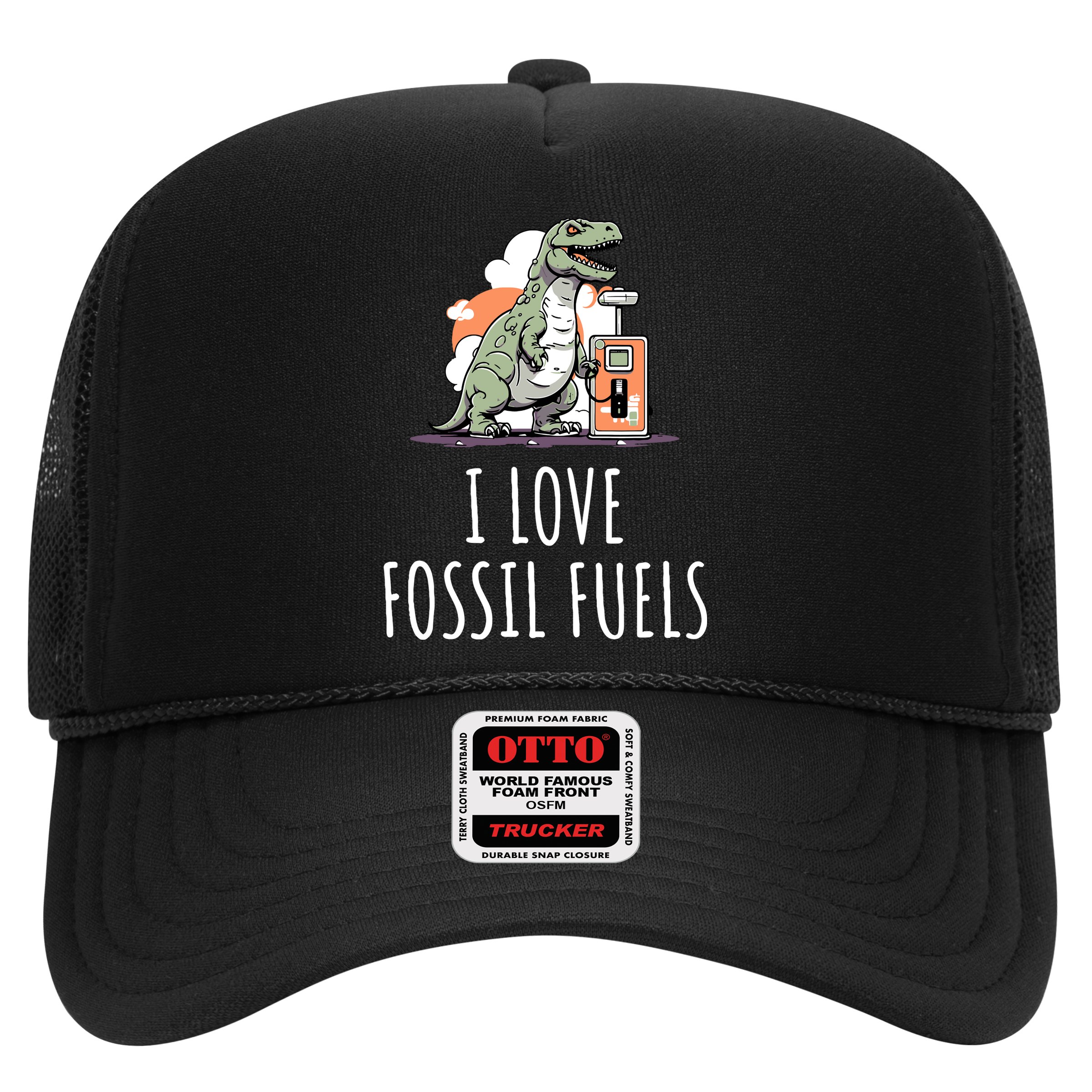 I Love Fossil Fuels Hat