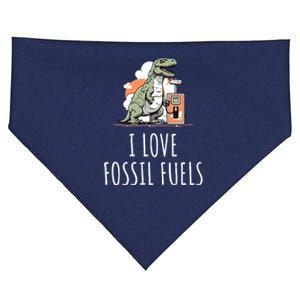 I Love Fossil Fuels USA-Made Doggie Bandana