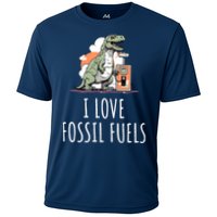I Love Fossil Fuels Cooling Performance Crew T-Shirt