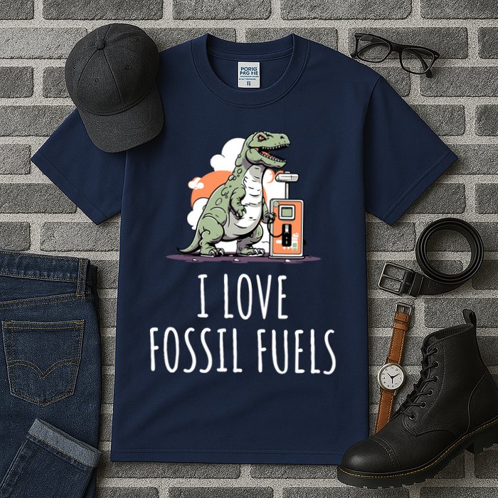 I Love Fossil Fuels Tall T-Shirt