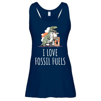 I Love Fossil Fuels Ladies Essential Flowy Tank