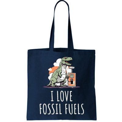 I Love Fossil Fuels Bag