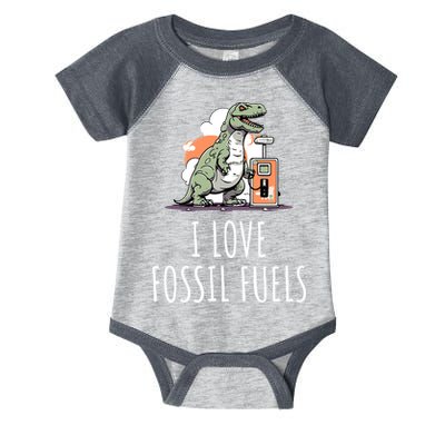 I Love Fossil Fuels Infant Baby Jersey Bodysuit
