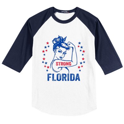 I Love Florida Strong Florida Baseball Sleeve Shirt