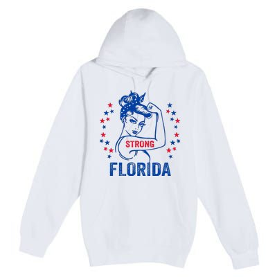 I Love Florida Strong Florida Premium Pullover Hoodie