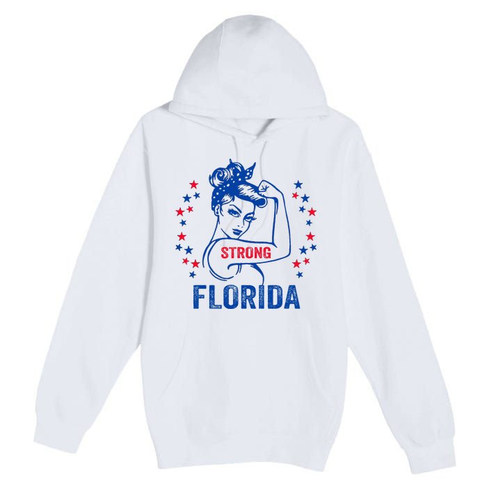 I Love Florida Strong Florida Premium Pullover Hoodie