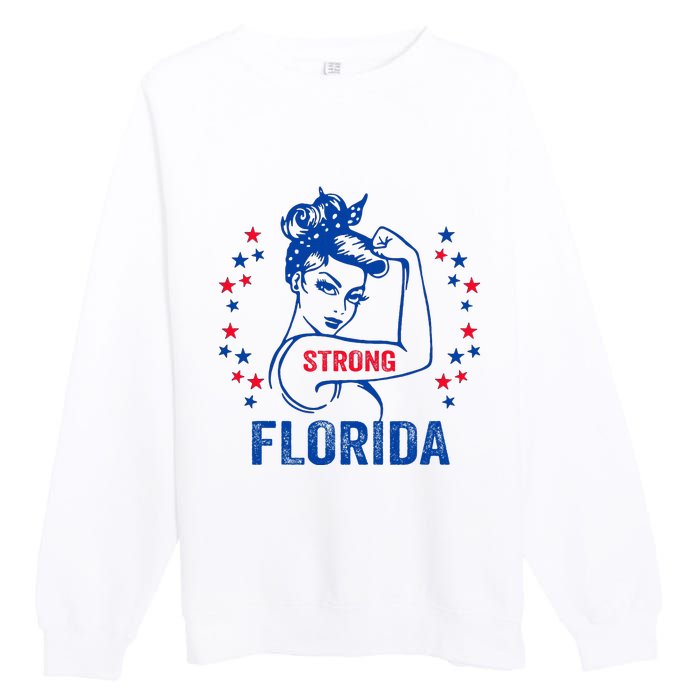 I Love Florida Strong Florida Premium Crewneck Sweatshirt