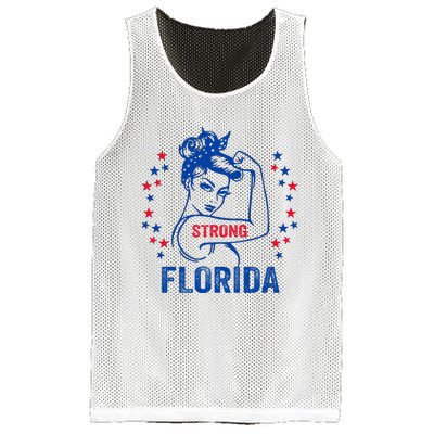 I Love Florida Strong Florida Mesh Reversible Basketball Jersey Tank