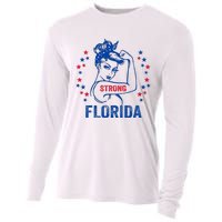 I Love Florida Strong Florida Cooling Performance Long Sleeve Crew