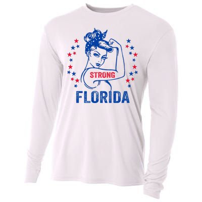 I Love Florida Strong Florida Cooling Performance Long Sleeve Crew