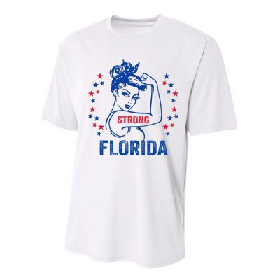 I Love Florida Strong Florida Performance Sprint T-Shirt