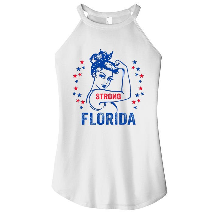 I Love Florida Strong Florida Women’s Perfect Tri Rocker Tank