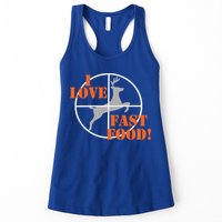 I Love Fast Food Deer Hunters Hunting Tee Great Gift Womens Tank Top
