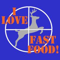 I Love Fast Food Deer Hunters Hunting Tee Great Gift Womens Tank Top