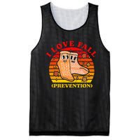 I Love Fall (Prevention) Mesh Reversible Basketball Jersey Tank