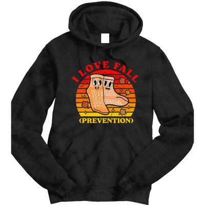 I Love Fall (Prevention) Tie Dye Hoodie