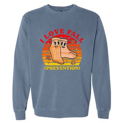 I Love Fall (Prevention) Garment-Dyed Sweatshirt