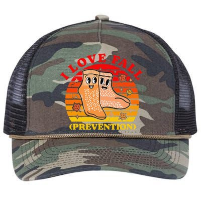 I Love Fall (Prevention) Retro Rope Trucker Hat Cap