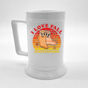 I Love Fall (Prevention) Beer Stein