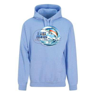 I Like Fishing And Maybe 3 People Unisex Surf Hoodie