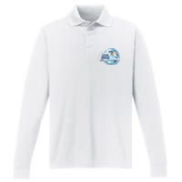 I Like Fishing And Maybe 3 People Performance Long Sleeve Polo