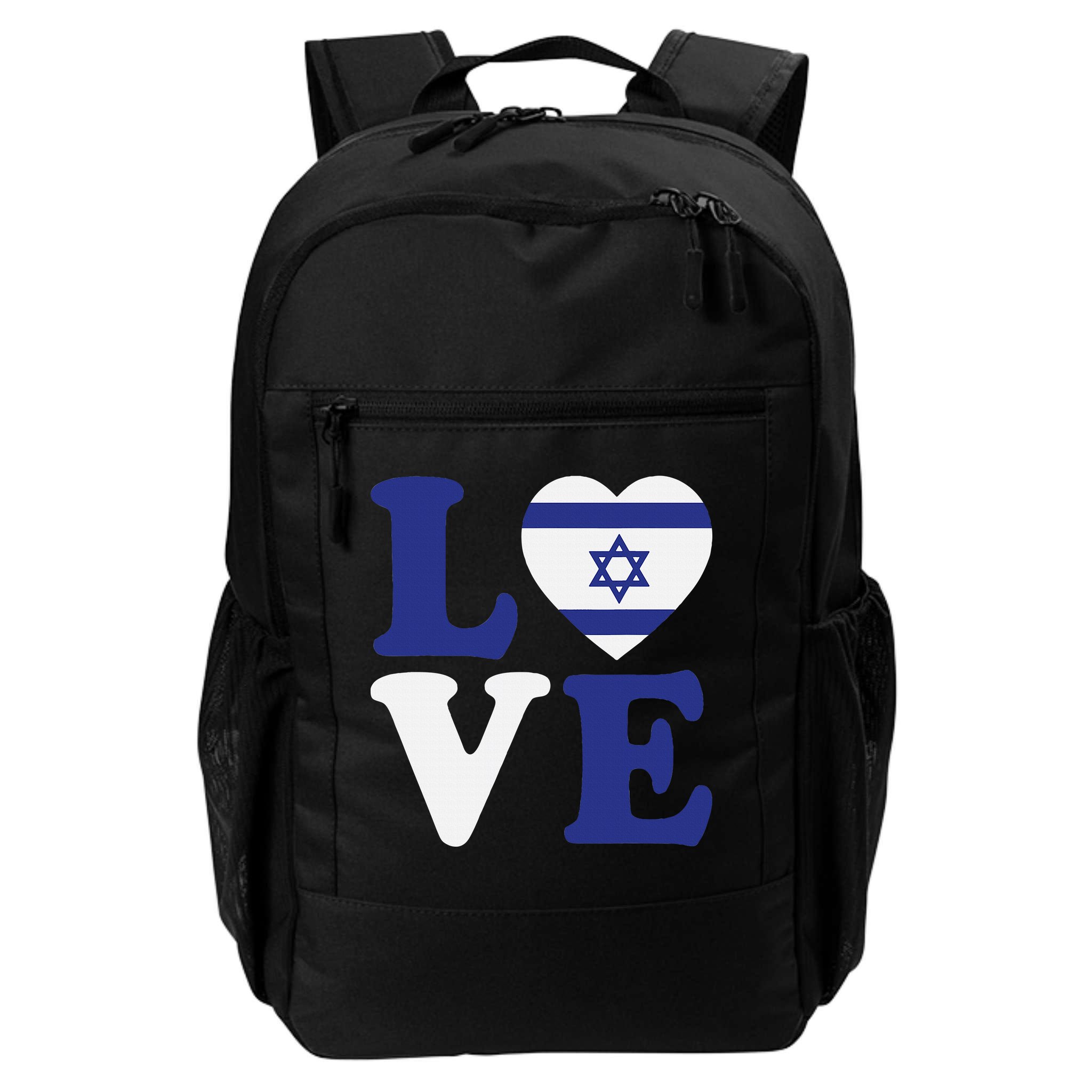 Israel Love Flag I Stand With Israel Heritage Israeli Flag Backpack