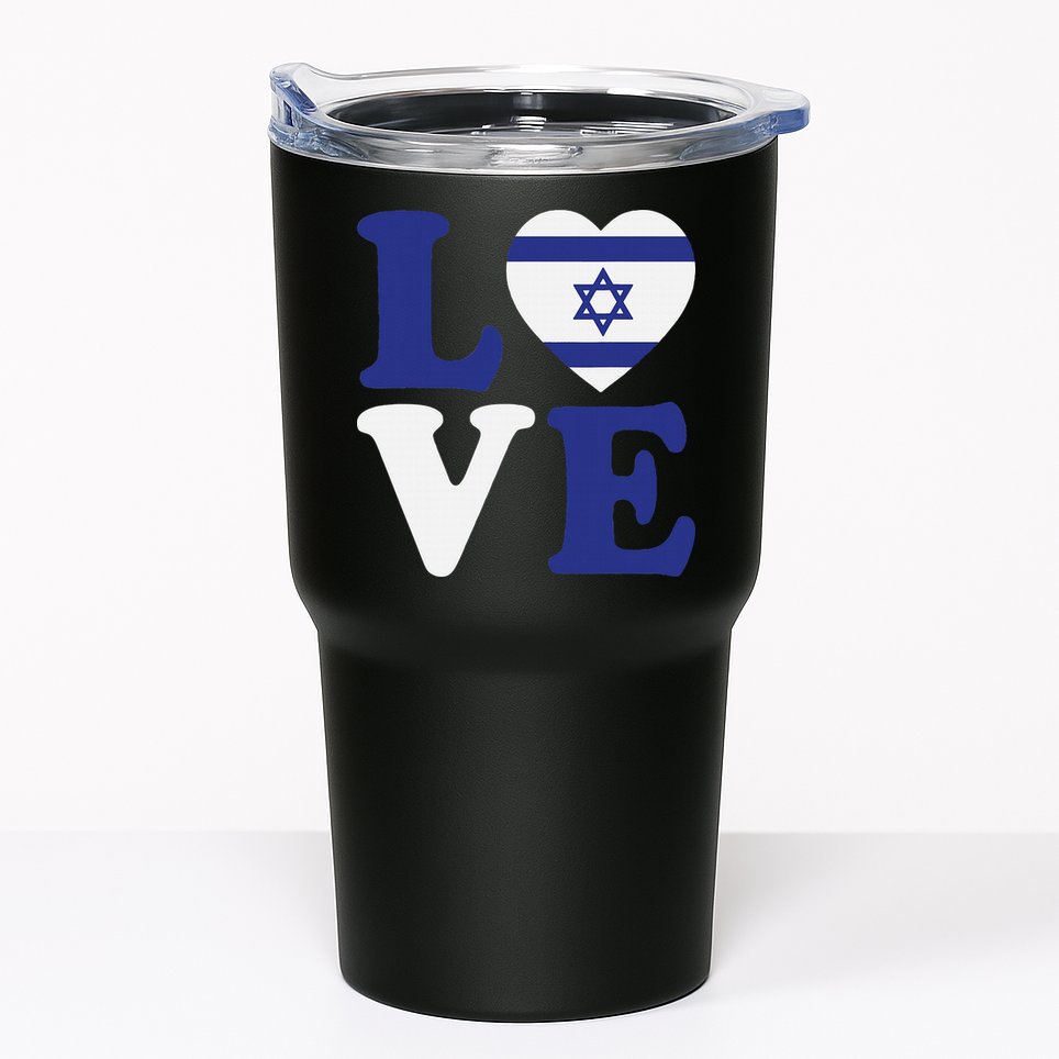 Israel Love Flag I Stand With Israel Heritage Israeli Flag Tumbler