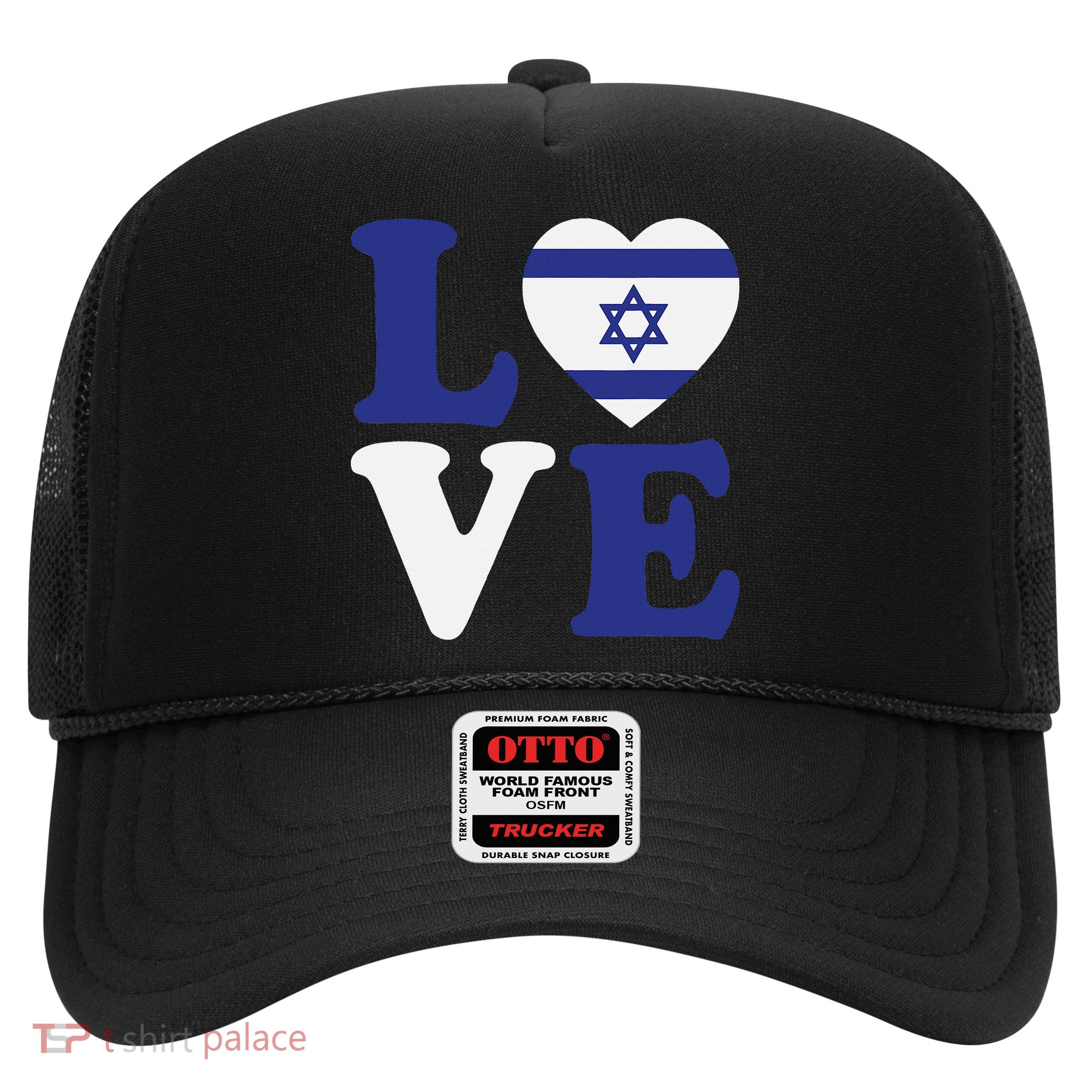 Israel Love Flag I Stand With Israel Heritage Israeli Flag Trucker Hat