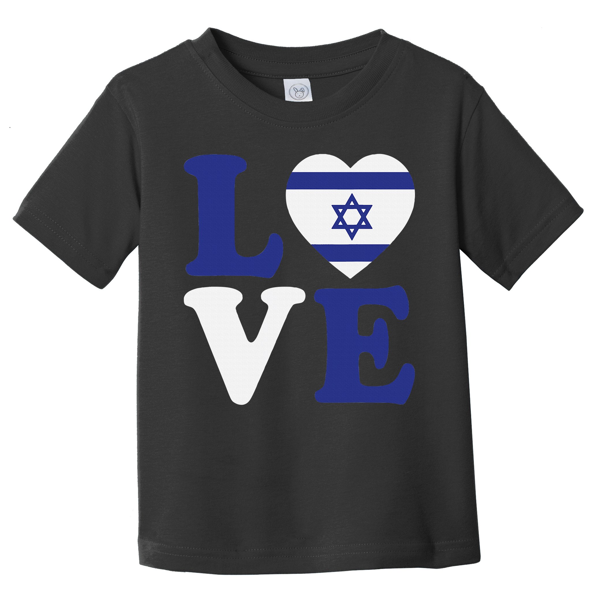 Israel Love Flag I Stand With Israel Heritage Israeli Flag Toddler T-Shirt