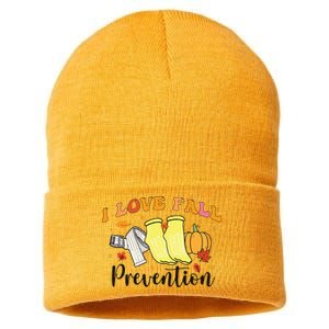 I Love Fall Prevention Sustainable Knit Beanie