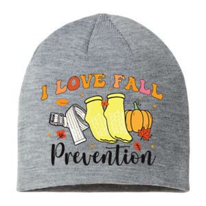 I Love Fall Prevention Sustainable Beanie