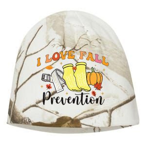 I Love Fall Prevention Kati - Camo Knit Beanie