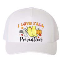 I Love Fall Prevention Yupoong Adult 5-Panel Trucker Hat