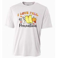 I Love Fall Prevention Cooling Performance Crew T-Shirt