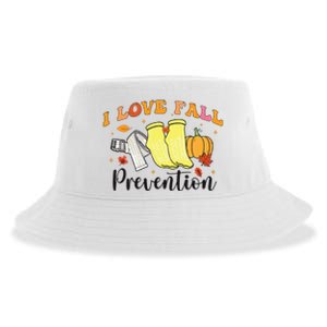 I Love Fall Prevention Sustainable Bucket Hat