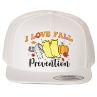 I Love Fall Prevention Wool Snapback Cap